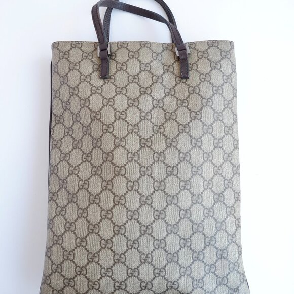 Authentic Preowned Gucci Brown GG Canvas Top Handle Handbag - Picture 5 of 12